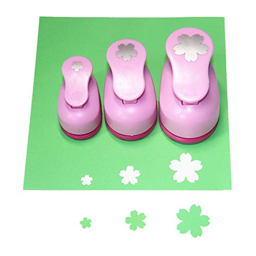 CADY Crafts Punch Set 8mm 15mm 25mm Paper Punches 3pcs/Set (Flowers) - Image 1