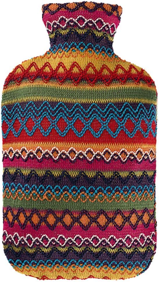 Fashy زجاجة ماء ساخن فاشي مع غلاف بيروفي أزرق أو وردي