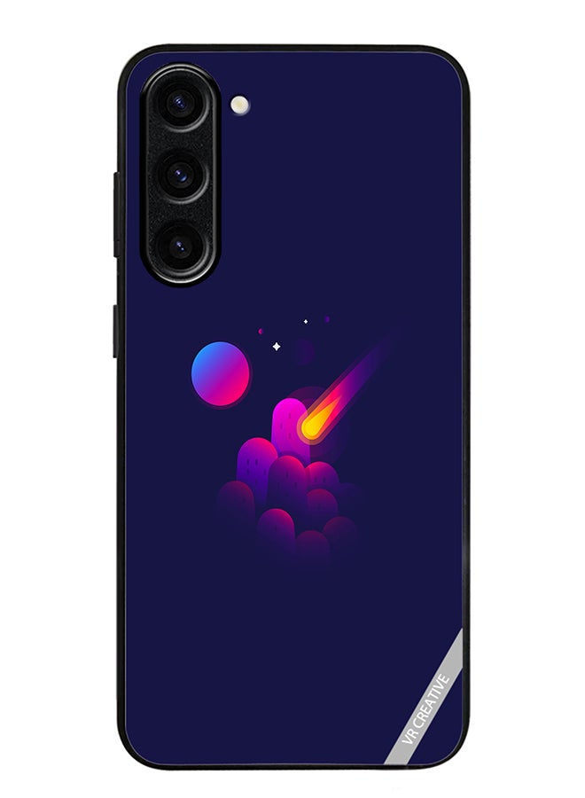 VR CREATIVE Protective Case Cover For Samsung Galaxy S24 Space Minimalist Design Multicolour - Image 1