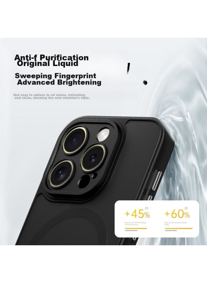 Keklle Iphone 16 Pro Case, Apple 16 Pro Protective Cover, Wireless Charging Compatible, Frosted Anti-drop Lens Full Protection Soft Edge Case, Cherry Blossom Pink - Image 2
