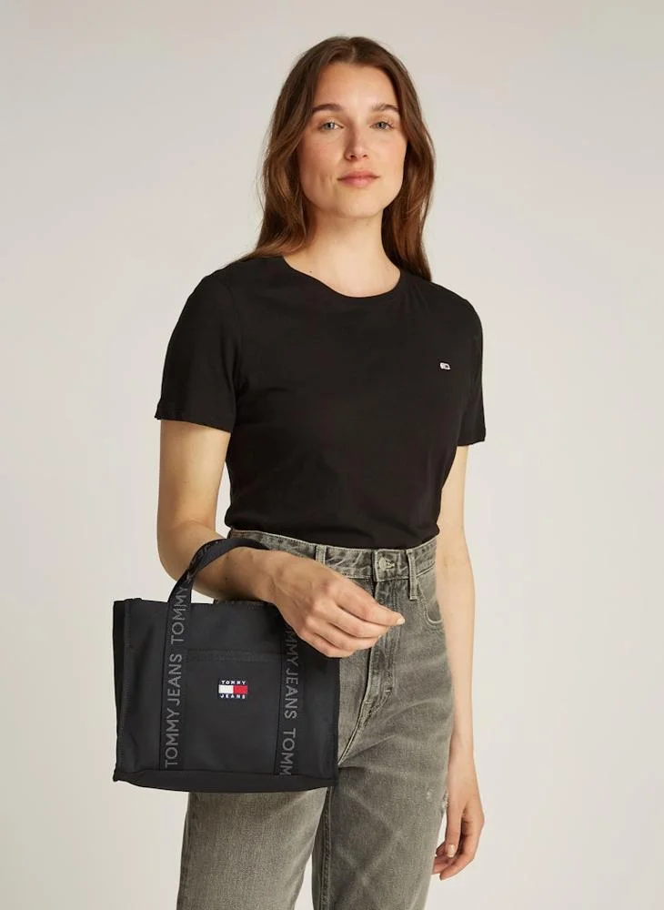 TOMMY JEANS Logo Detail Zip Over Tote