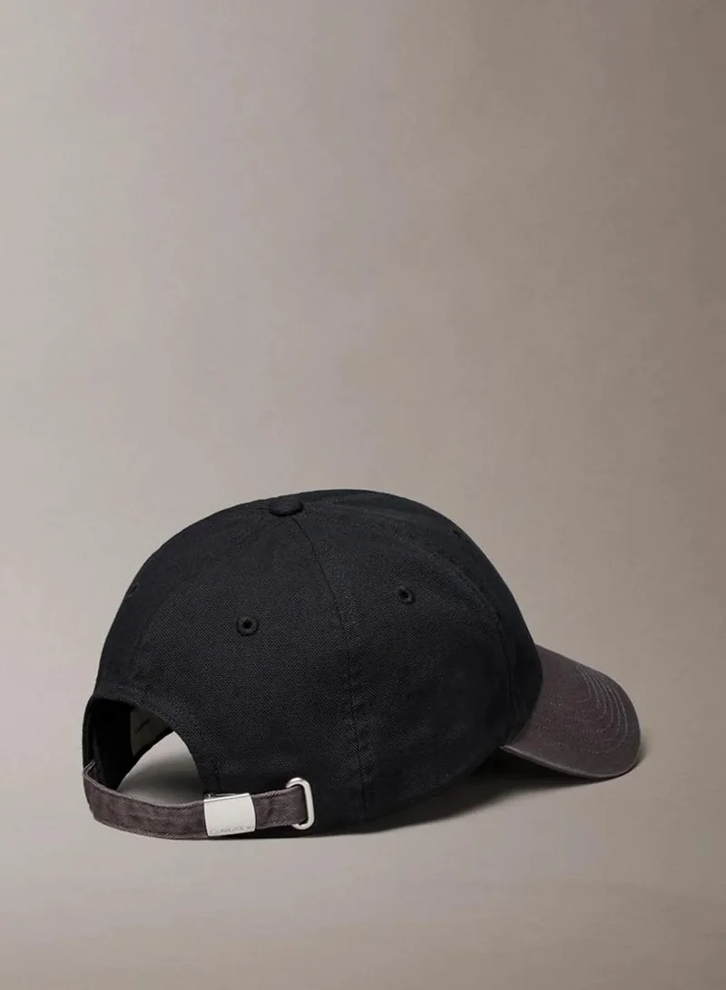 Calvin Klein Canvas Logo Embroidery Adjustable Cap