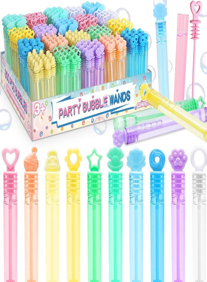 Cawiew Kids Bubble Party Favors, 300 Pack Mini Bubbles Bulk with Gift Box, Pastel Bubble Wand Sticks for Party Toys, Birthday Supplies, Wedding Decorations, Carnival Prizes, Goody Bag Fillers Stuffers - Image 1