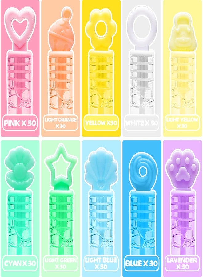 Cawiew Kids Bubble Party Favors, 300 Pack Mini Bubbles Bulk with Gift Box, Pastel Bubble Wand Sticks for Party Toys, Birthday Supplies, Wedding Decorations, Carnival Prizes, Goody Bag Fillers Stuffers - Image 3