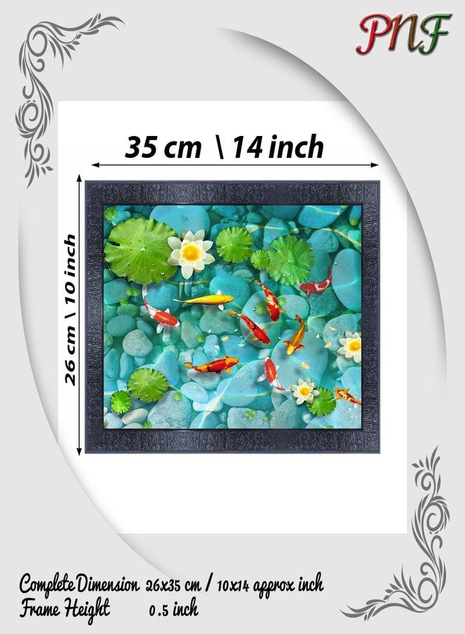 pnf Poster And Frames Fish Wall Painting With Acrylic Sheet | For Living Room, Bedroom | Home Decoration Item | Best Gifting Option (10 * 14inch,Multicolour,Synthetic) 28054 - Image 2