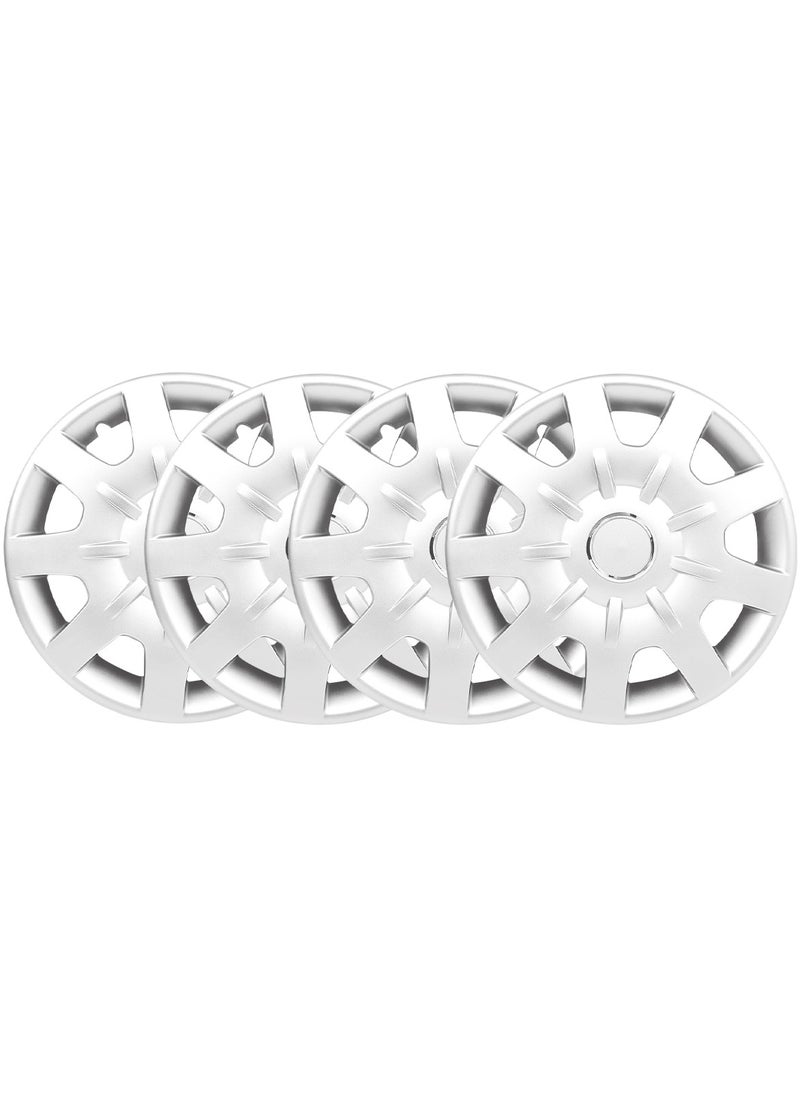 Pistol Wheel Cap with Universal Snap-On Rings Wheel Cover 15 Inch Wheel Hubcaps Set of 4 Pcs Automotive Hub - Pistol WJ-5064-A-15  - Image 4