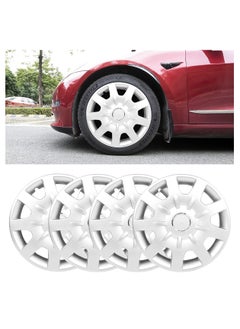 Pistol Wheel Cap with Universal Snap-On Rings Wheel Cover 15 Inch Wheel Hubcaps Set of 4 Pcs Automotive Hub - Pistol WJ-5064-A-15  - Image 2