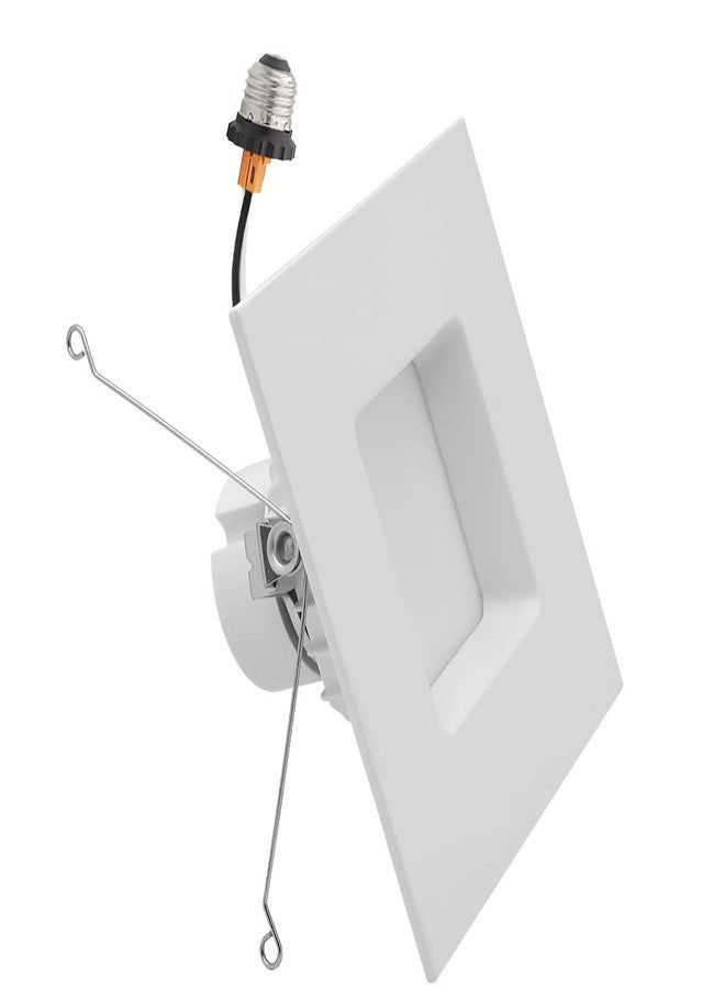 ماكسيما مصباح ماكسيما LED مربع غائر مقاس 6 بوصات، 5 درجات حرارة لونية، 1200 لومن، لون قابل للاختيار من 2700 كلفن إلى 5000 كلفن (2700 كلفن/3000 كلفن/3500 كلفن/4000 كلفن/5000 كلفن)، قابل للتعتيم، مؤشر تجسيد اللون 90، مثالي للمطبخ أو الحمام أو غرفة النوم - Image 5