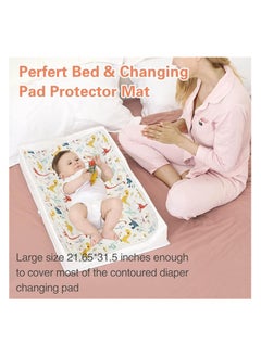Moro Moro Baby Waterproof Changing Pad, 90 cm, Soft Cotton Surface  - Image 4
