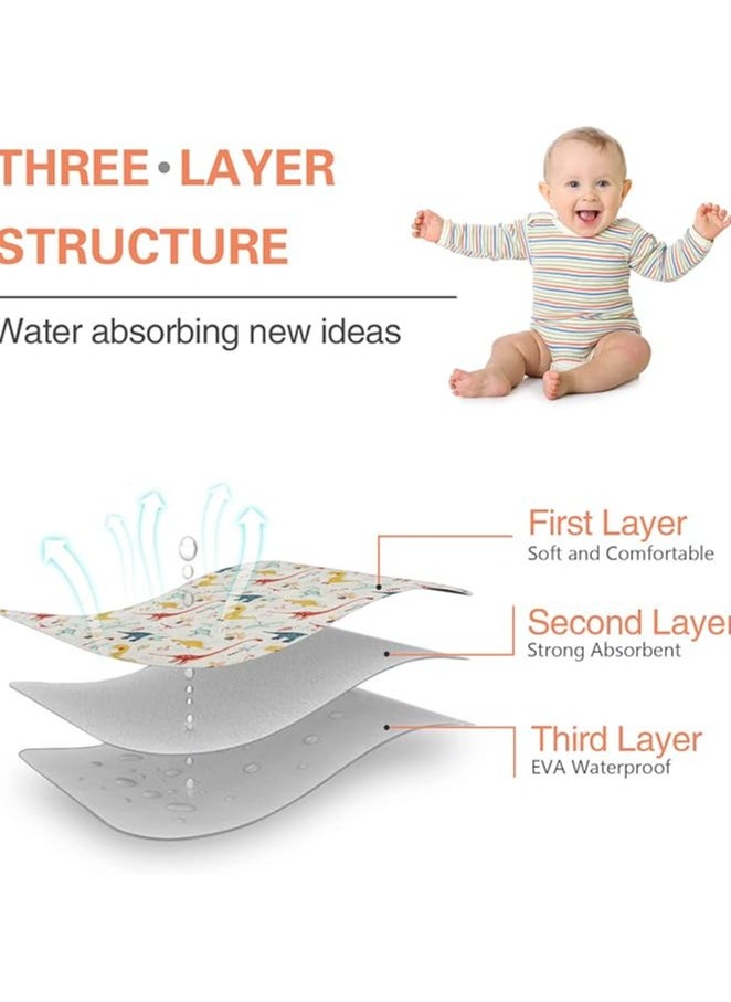 Moro Moro Baby Waterproof Changing Pad, 90 cm, Soft Cotton Surface  - Image 5