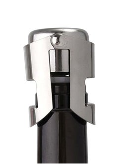 Y&D Champagne Bottle Stopper Bar Silver 5.5x3.5cm  - Image 2
