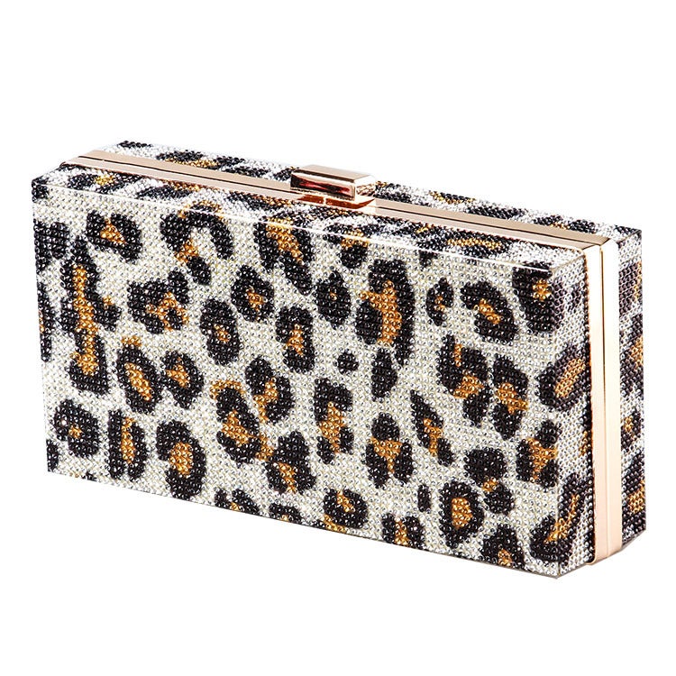 New Spot Spray-Painted Rhinestone Evening Bag Sale Full Diamond Evening Bag Women'S Crossbody Dress Clutch Bag - Image 5