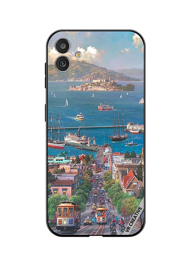 VR CREATIVE Protective Case Cover For Samsung Galaxy F14 Park West Gallery Design Multicolour - Image 1