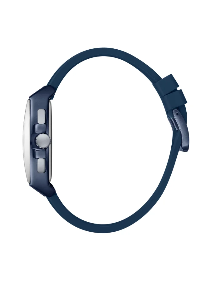 Lee Cooper Dark Blue Men's Silicone Multi Function Watch LC08081.999 - 43*52 mm for Men | Best Price UAE