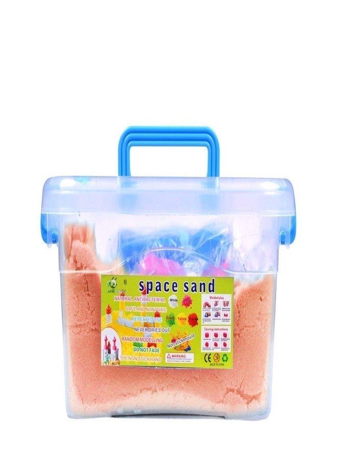 SEYROLIN Dries Sand Clay and Inflatable Tray in Air Tight Container. Moldable Indoor/Outdoor Play Sand Moldable Indoor/Outdoor Play Sand (1KG) - Image 1