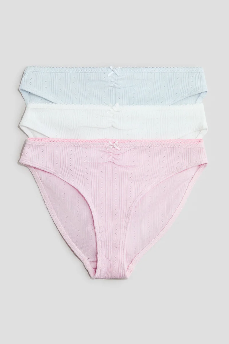 اتش اند ام سراويل قطنية - عبوة من 3 قطع