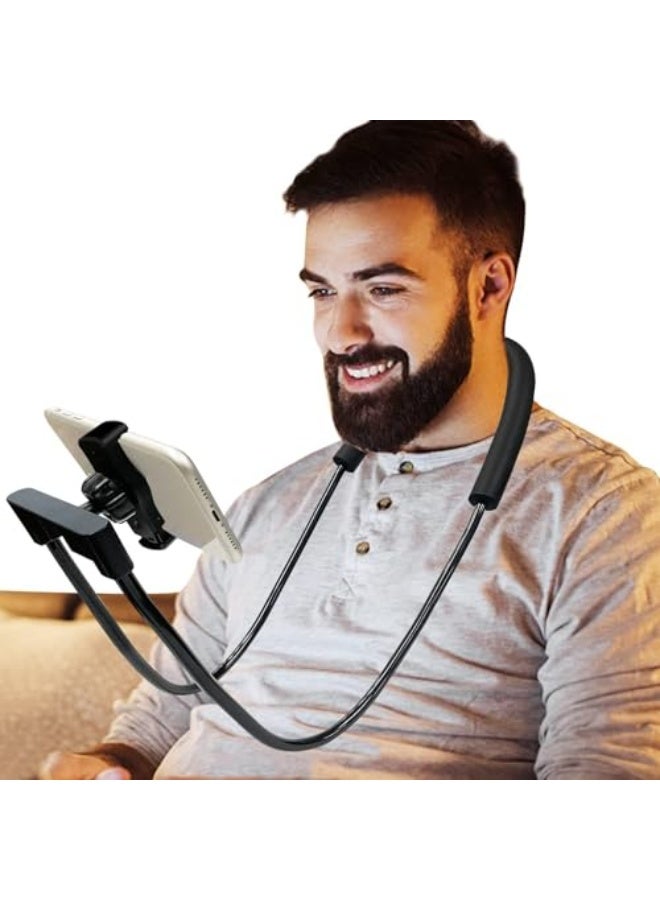 Bolivia's Multifunctional Phone Holder for Neck - DIY Shape Lazy Mobile Holder With 360° Rotation Gooseneck - Upgraded for Phones and Tablets  - Image 1