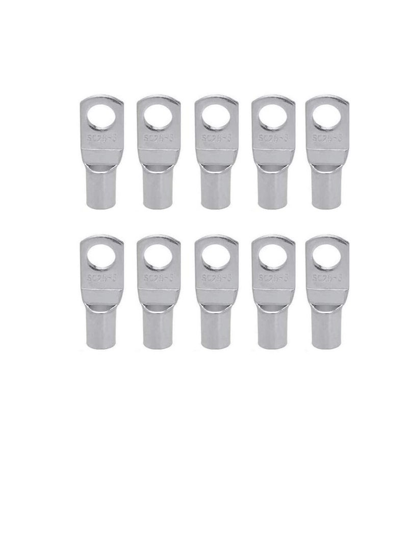 Copper Cable Lugs 10Pcs Set-Wire Terminals, Connector Cable lugs Ring Battery SC Terminals, for Marine, Solar, Automotive, Electric, Home Applications etc (Hole Size 14mm, Cable Size 240mm)  - Image 1