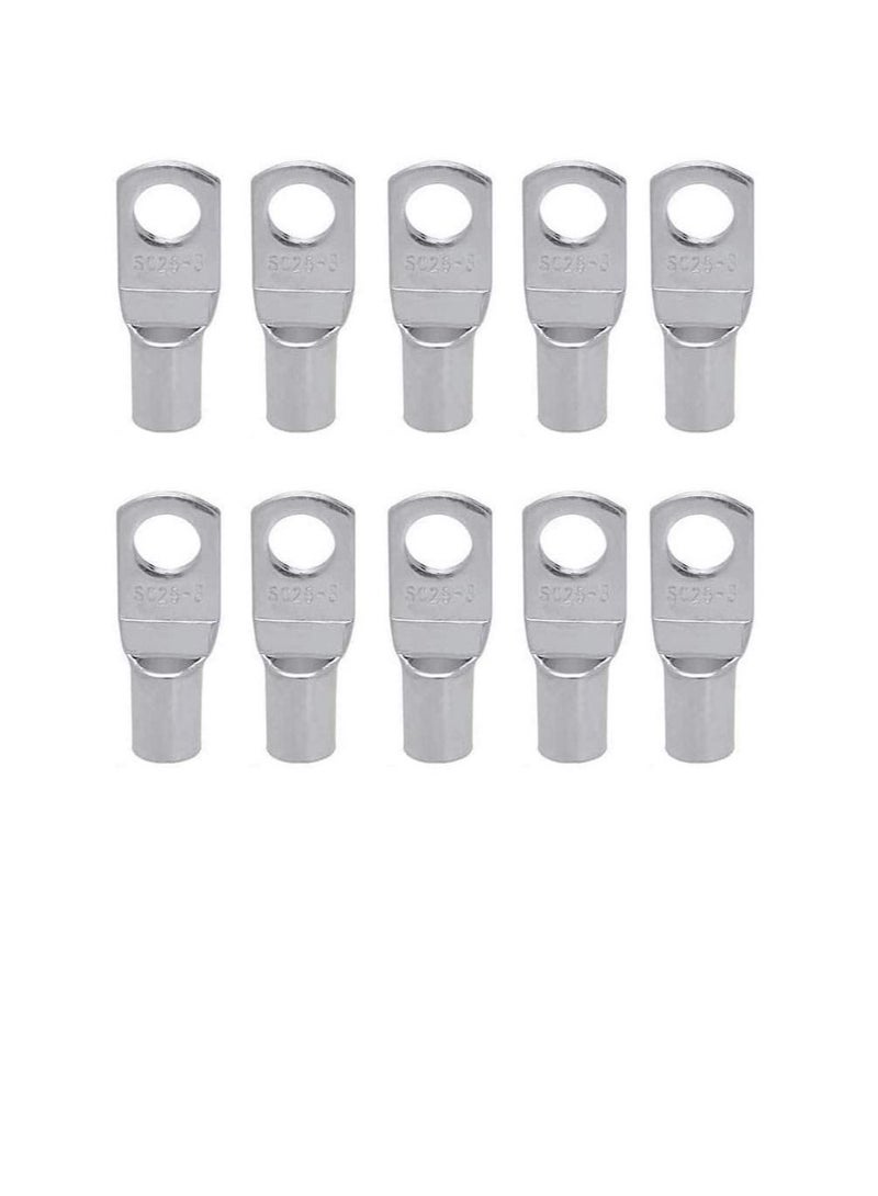 Copper Cable Lugs 10Pcs Set-Wire Terminals, Connector Cable lugs Ring Battery SC Terminals, for Marine, Solar, Automotive, Electric, Home Applications etc (Hole Size 14mm, Cable Size 240mm)  - Image 3
