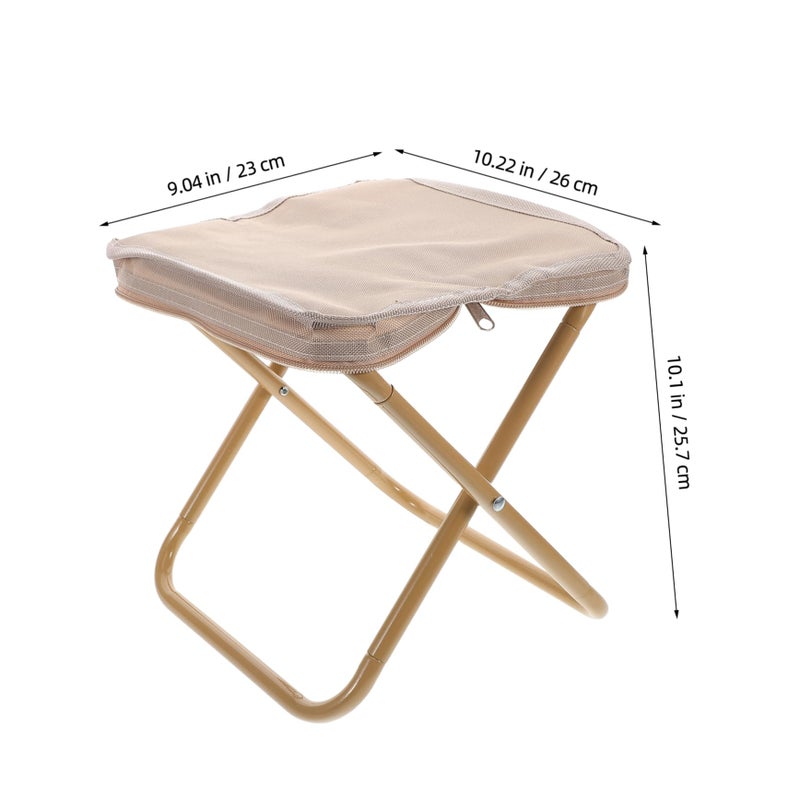 Oxford Folding Stool Ergonomic Portable Bench for Camping Hiking Outdoor Seating - Image 4