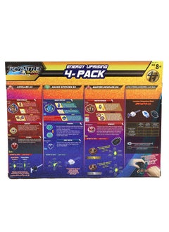BEYBATTLE BURST Takara Tomy-Beyblade-Beybattle Burst-Energy Uprising 4-in-1 Pack D S5 | Beyblade Spinning Top with Launcher (Defense, Balance, & Attack) | Gift for Beyblade Lovers and Kids  - Image 4