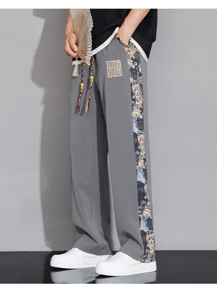Fashionable Men's Easy To Match With Casual Straight Leg Pants  - Image 1