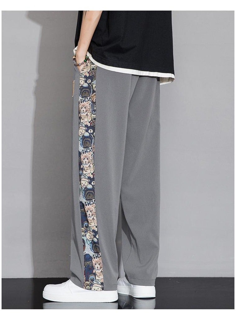 Fashionable Men's Easy To Match With Casual Straight Leg Pants  - Image 3
