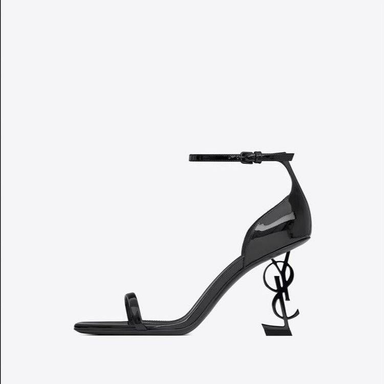 Women'S Sandals With Buckle 2022 Black Elegant High Heel Open Toe Stiletto Heel Fashion Shoes - Image 3