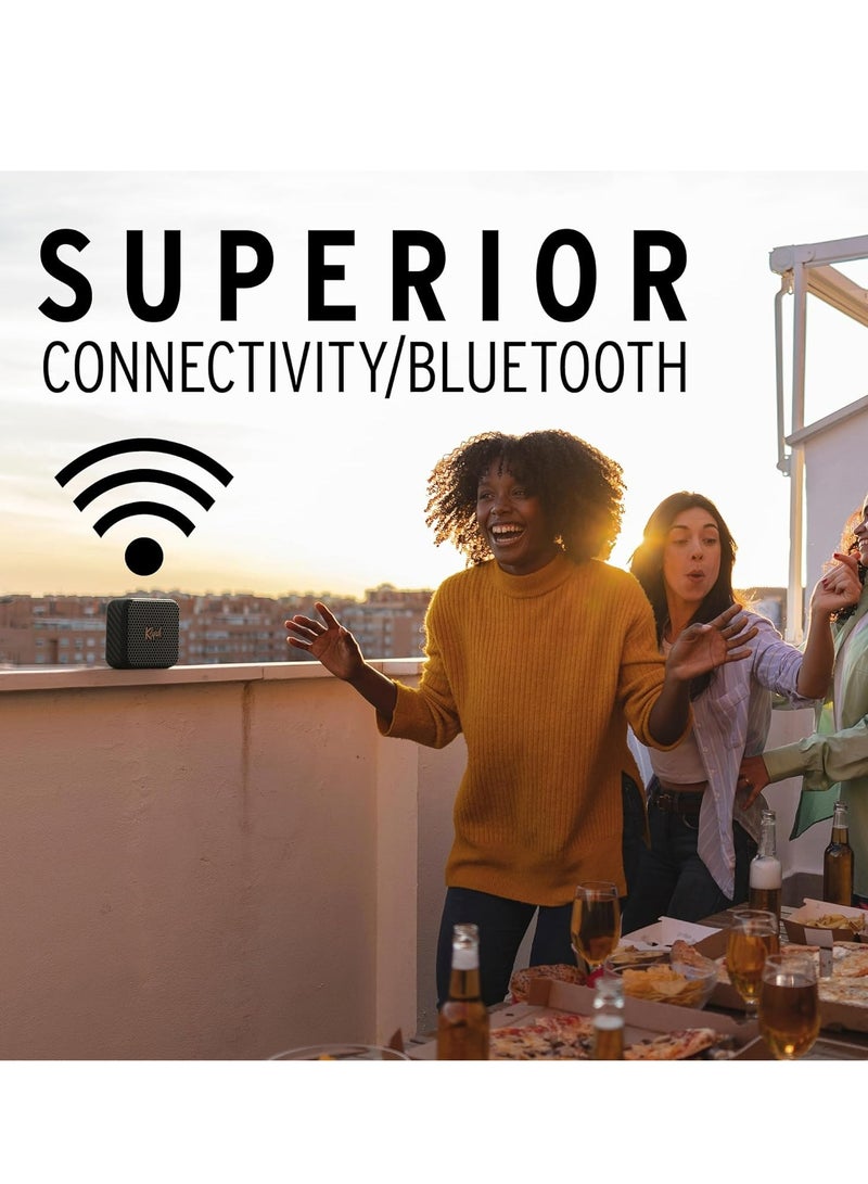 كليبشا كليبش أوستن – مكبر صوت بلوتوث محمول، مشغل كامل المدى 1.5 بوصة، مقاوم للماء والغبار بتصنيف IP67، بطارية تدوم حتى 12 ساعة، صوت قوي وتجربة موسيقية مباشرة مذهلة - Image 4