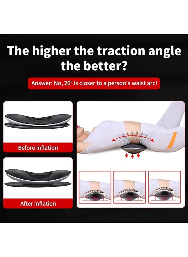 BlueFire Advanced Electric Lumbar Massager with Heat, Vibration & Air Traction - Portable Back Stretcher for Sciatica Pain Relief, Spinal Decompression, and Posture Correction | Spine Aligner with Infrared Therapy for Home & Office Use - Image 2