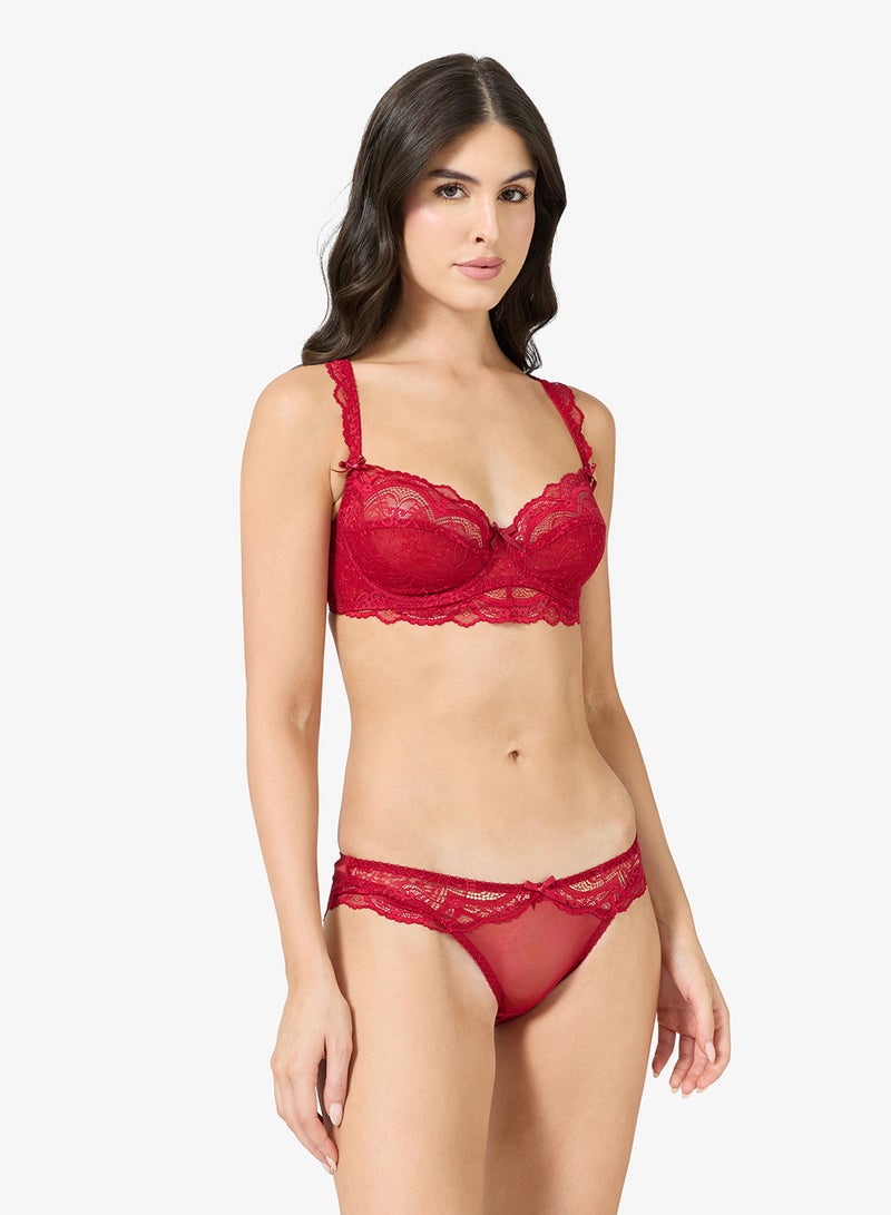 Ginger 2 PC Lace Lingerie Set - Image 5