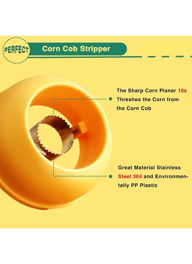 TOY GARDEN Multifunctional Manual Corn Thresher & Corn Cob Stripper Tool - Corn Cutter & Remover with Safety Grip - Ideal for Peeling Corn Kernels, Grinding Ginger & Garlic - Easy to Clean, Durable Des  - Image 2