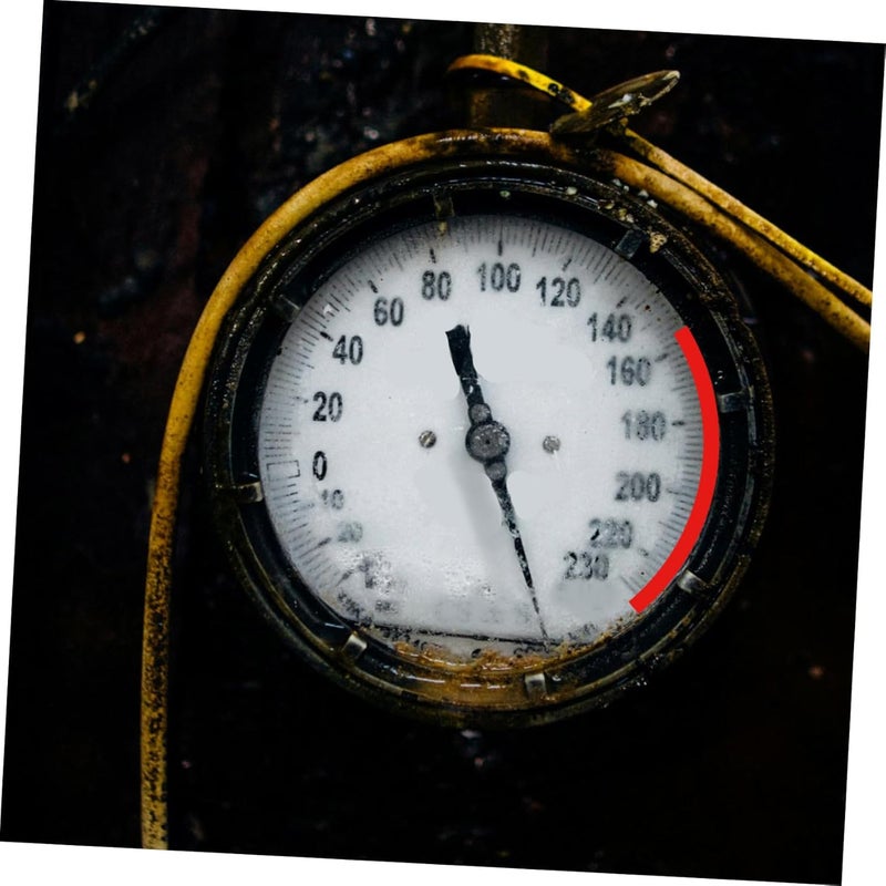 Pressure Gauge Indicator Labels 10 Sheets Adhesive Long Lasting High Visibility Stickers - Image 5