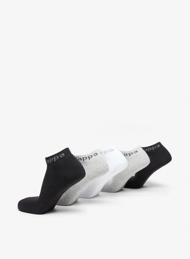 Kappa MULTICOLOR Printed Ankle Length Cushioned Socks - Set of 5 for Men | Best Price UAE