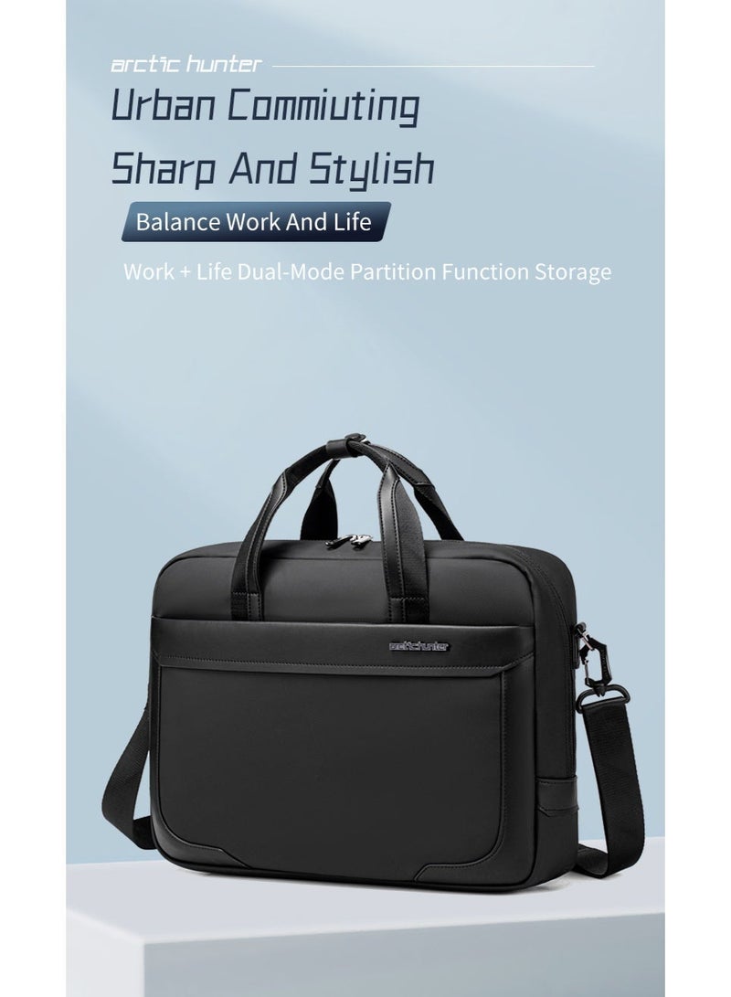 ARCTIC HUNTER GWB00889 Laptop Bag - Stylish 15.6-inch Work Bag
The bag is the perfect choice for professionals and students, offering a stylish and practical solution for carrying your device. This laptop bag, with its modern design, is ideal for everyday use or travel. - Image 5