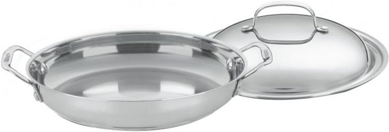 725-30D Chef's Classic Stainless 12-Inch Everyday Pan with Dome Cover