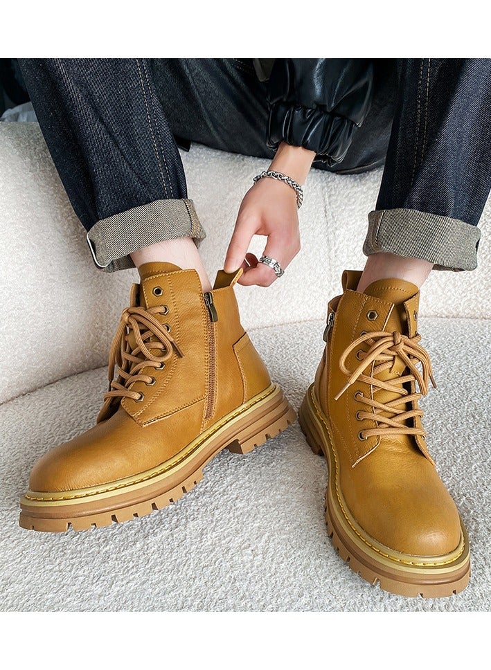 Warrior New Fashion Street Trend Martin Boots  - Image 4