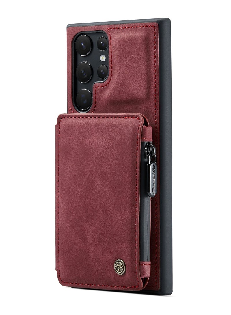 Suteni Back Cover Leather Protective Case for Samsung Mobile Phone - Image 1