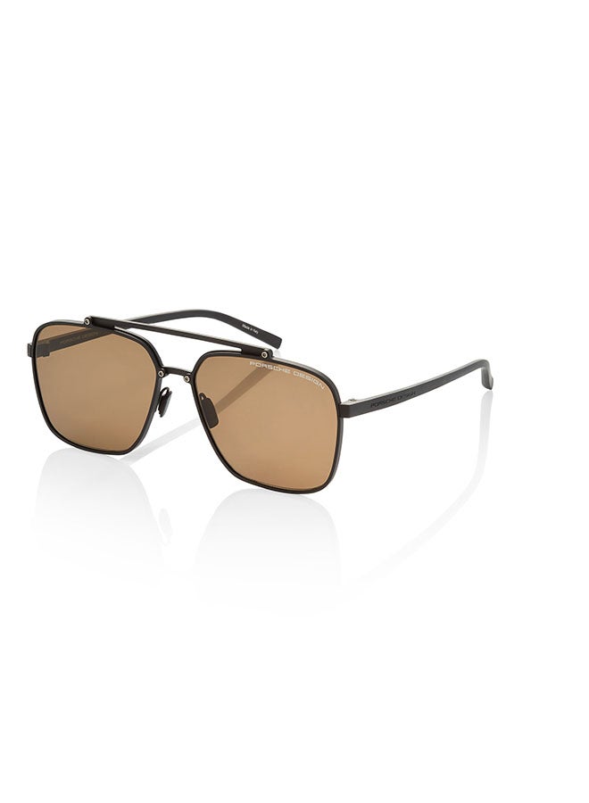 Porsche Design نظارة شمسية بايلوت للرجال - P8937 A 59 - مقاس العدسة: 59 مم  - Image 1