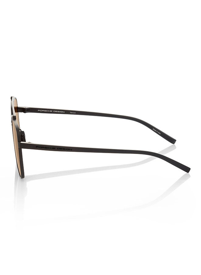 Porsche Design نظارة شمسية بايلوت للرجال - P8937 A 59 - مقاس العدسة: 59 مم  - Image 3