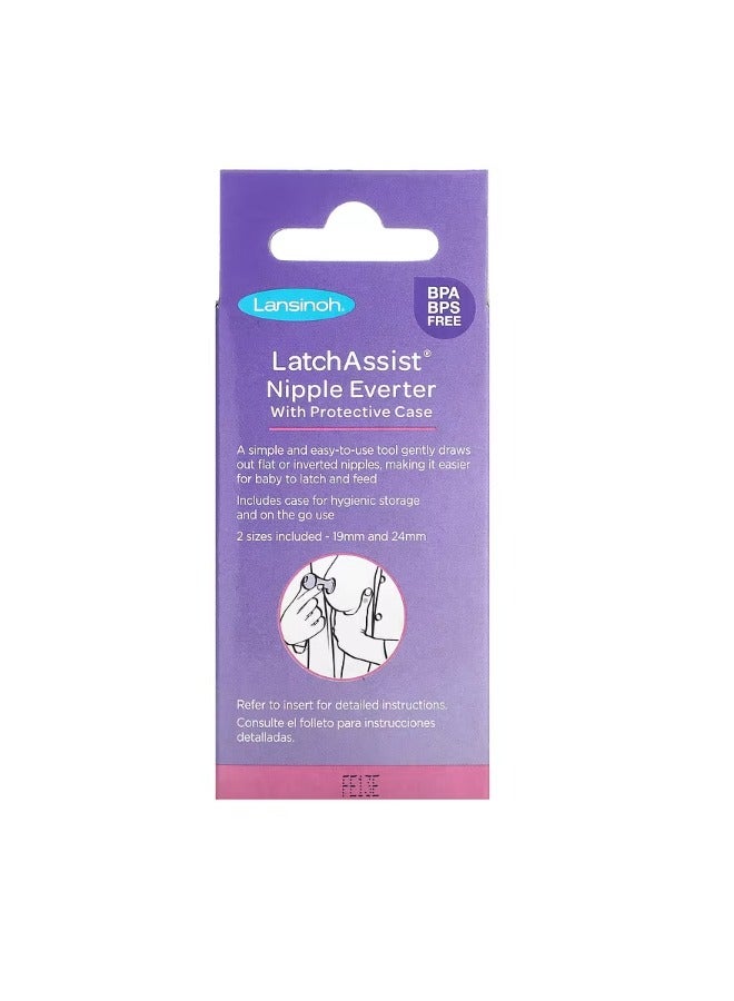 Lansinoh Latch Assist Nipple Everter with Protective Case 1 Count - Image 2