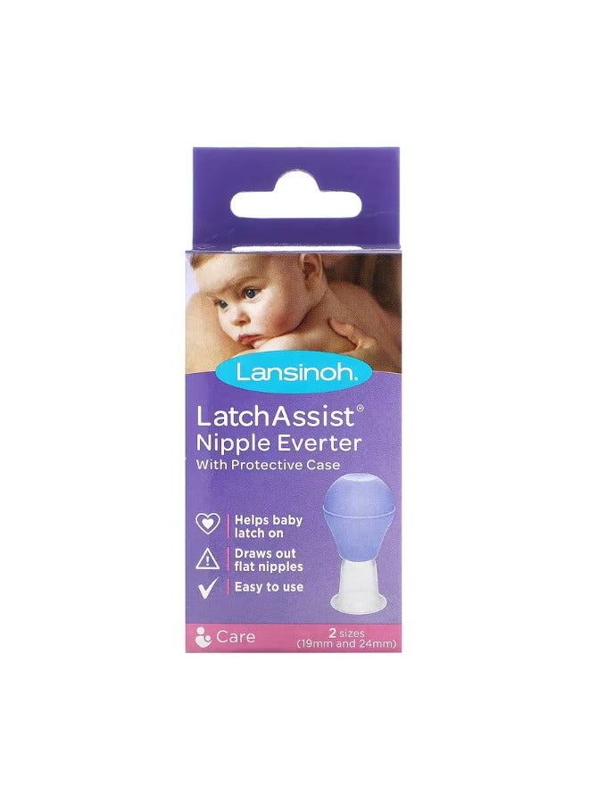 Lansinoh Latch Assist Nipple Everter with Protective Case 1 Count - Image 1