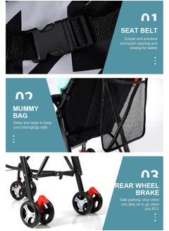 Single Baby Stroller-Black 501w-B - pzsku/ZA4B881D745FFB95F454FZ/45/_/1737101943/f642915a-dd65-4767-8aab-2c45d32bb393