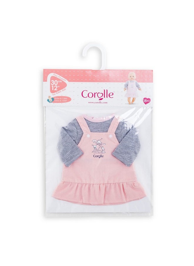 Corolle Corolle 12” Baby Doll Outfit - Loire Riverside Jumper & Long Sleeved T-Shirt - Mon Premier Poupon Clothing and Accessories fit 12" Dolls, for Kids Ages 18 Months and up  - Image 5