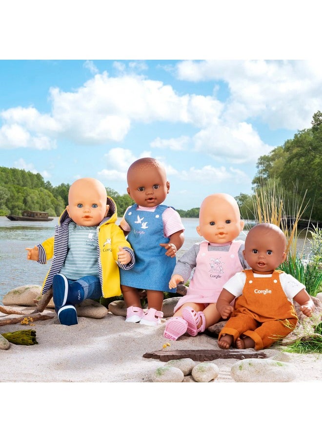 Corolle Corolle 12” Baby Doll Outfit - Loire Riverside Jumper & Long Sleeved T-Shirt - Mon Premier Poupon Clothing and Accessories fit 12" Dolls, for Kids Ages 18 Months and up  - Image 2