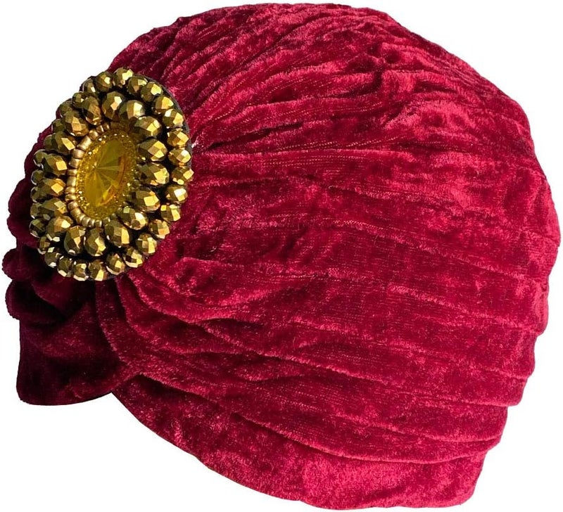 Decou Twist Pleated Hair Wrap Stretch Turban 0545 - Image 1