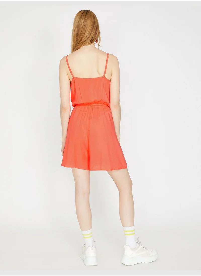كوتن Spaghetti Strap Jumpsuits