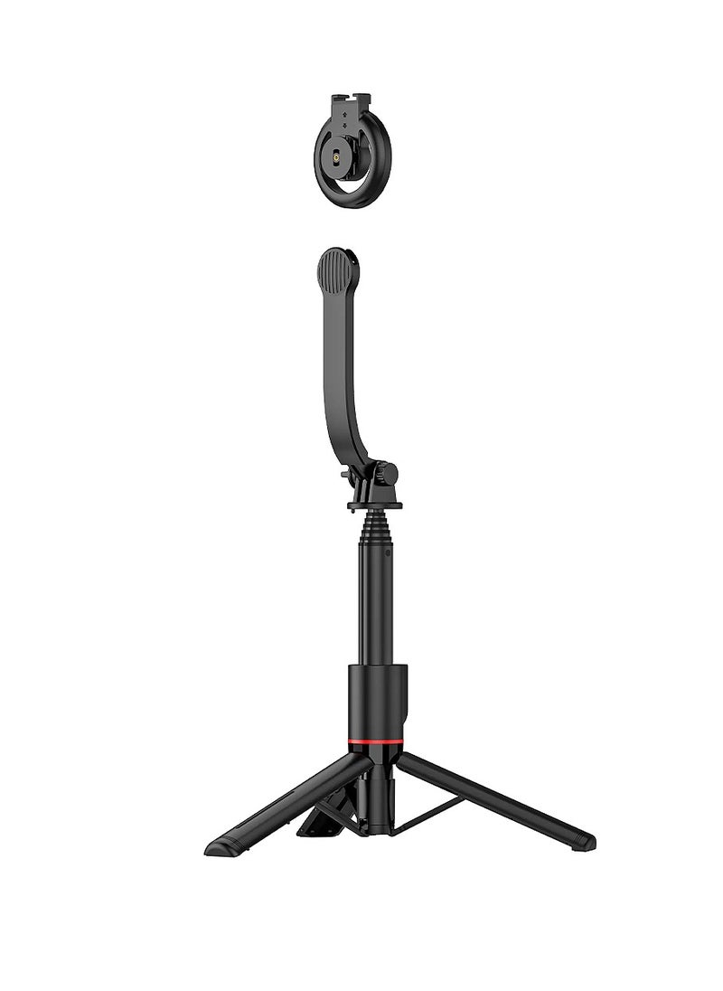 Yesido Selfie Stick for iPhone 12/13/14/15 with Wireless Remote Control and Tripod Stand Yesido SF19 - Black  - Image 4