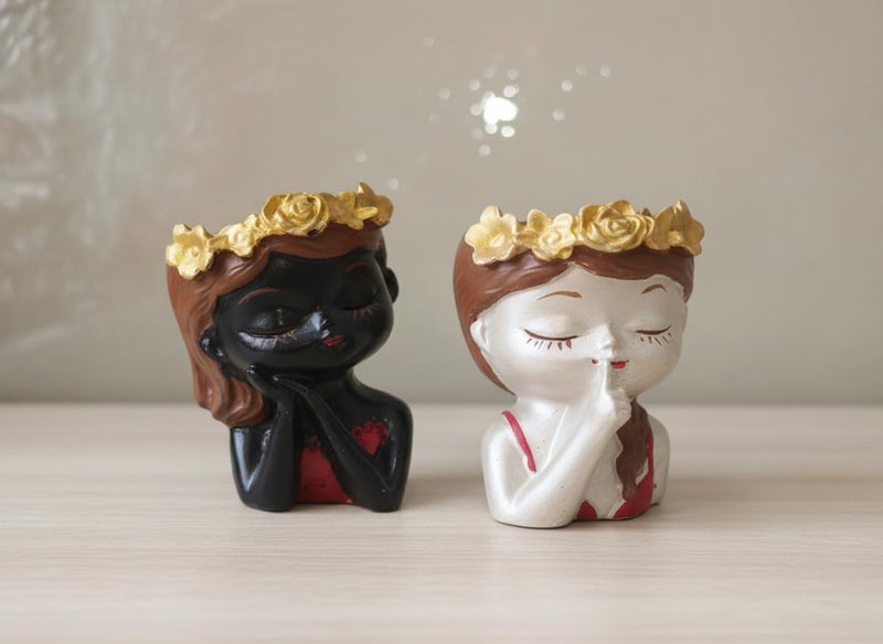 Princess Candle Holder Set of 2 – Gold Crown Design | Real Poured Wax Candle Included | Handmade Home Decor | Gift for Girls and Women | Table Accent - Image 2