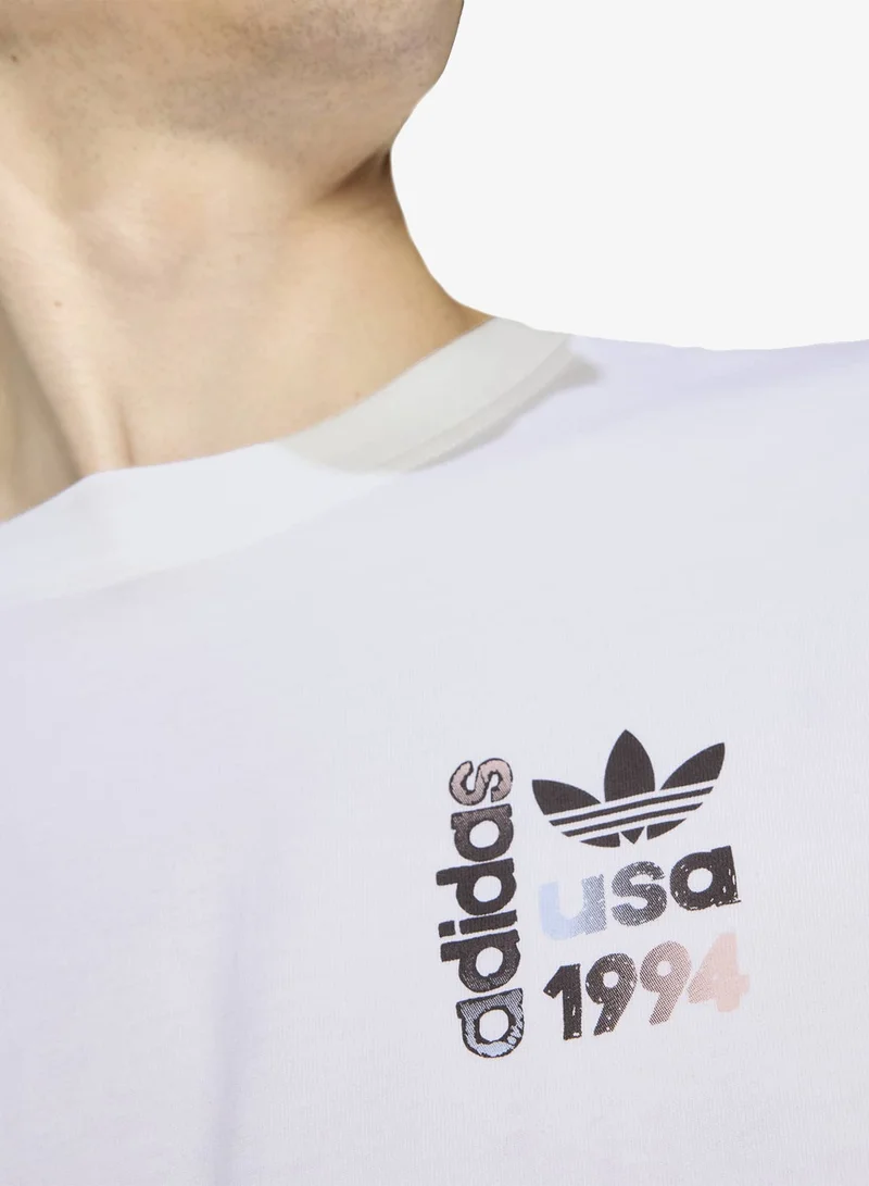 Adidas Originals WHITE Archive Usa 94 Graphic T-Shirt for Men | Best Price UAE